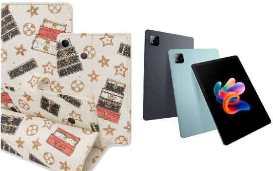 Книга-трансформер для планшета Black Shark Pad 7, Pad 7 Pro, цвет Black Lyi White Киев