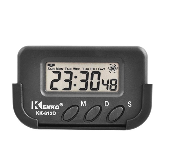 Автомобильные часы Kenko KK-613D с будильником, таймером, секундомером и LCD-дисплеем Одесса - изображение 8