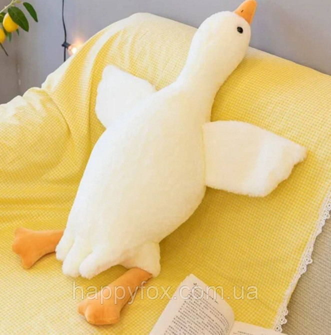 М'яка іграшка подушка гусак-обнімусь Львів - фото 1