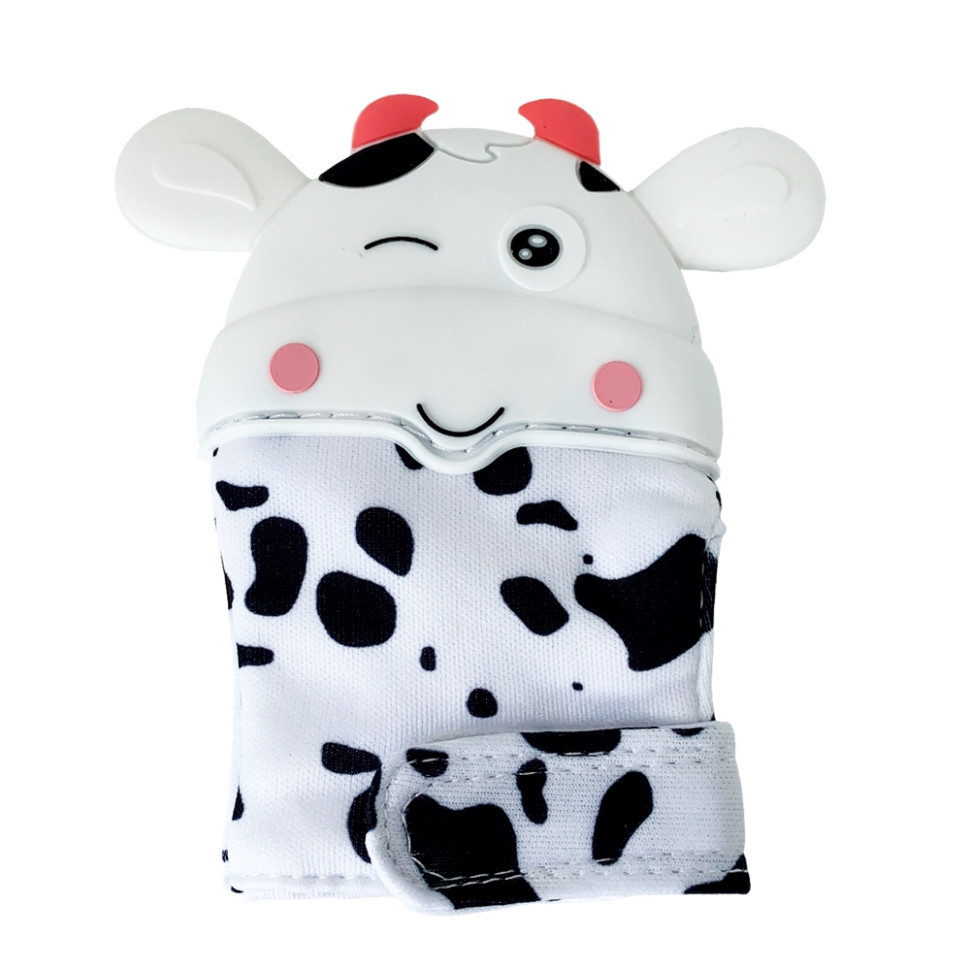 Прорізувач-рукавичка "Корівка" MGZ-0405(White) на липучці Вінниця - фото 1