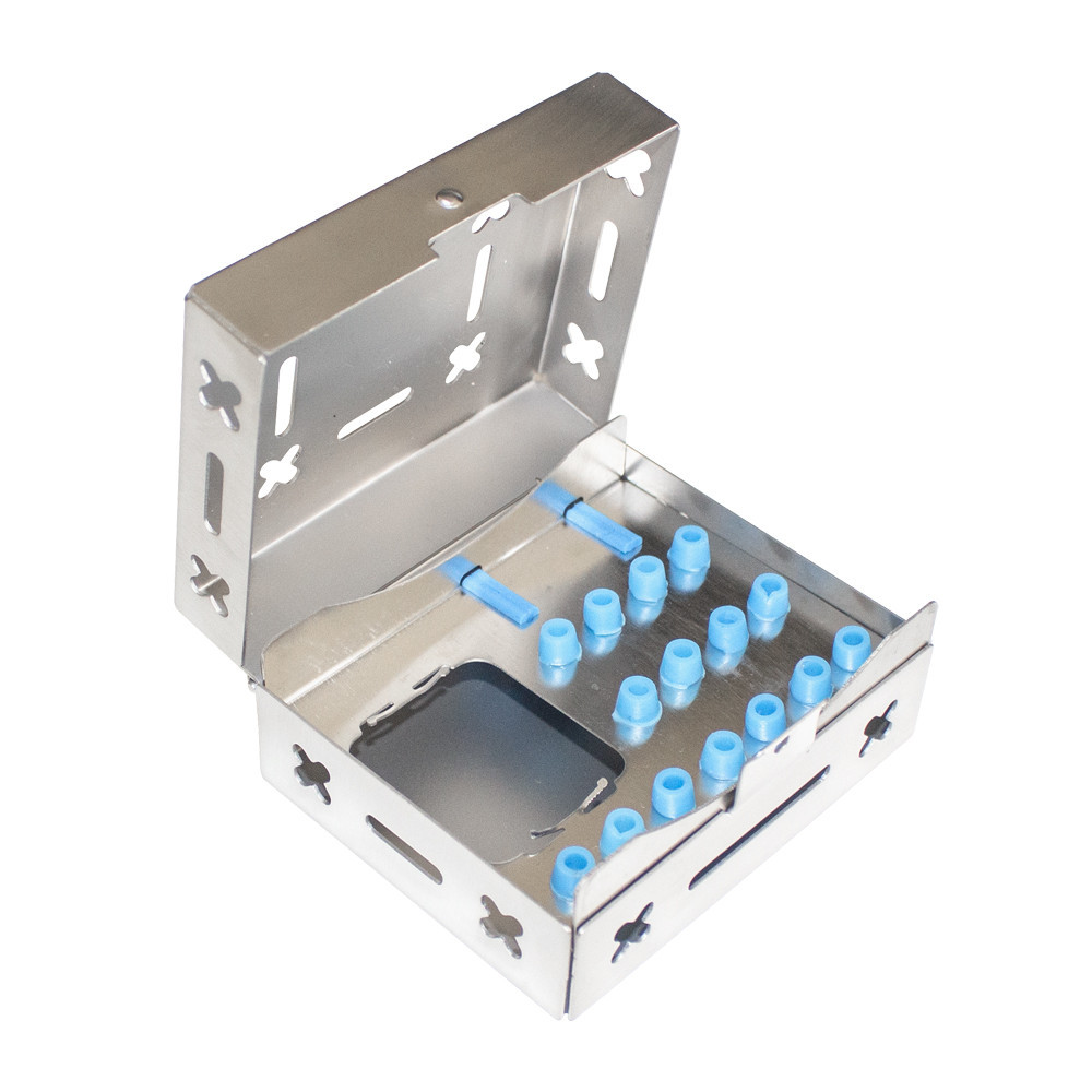 Тримач для бурів, коробка для хірургічних і імплантологічних інструментів (100 х 80 х 48), SIB-1010 Дніпро - фото 1