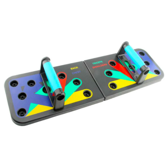 Дошка для тренування м'язів спини Foldable Push Up, Спортивні опори OL-616 для віджимання Київ - фото 10