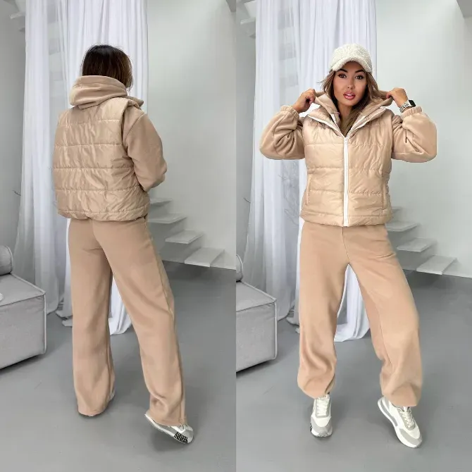 Жіночий костюм-трійка з жилеткою Одеса - фото 17