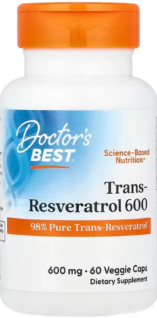 Ресвератрол Doctor's Best Trans-Resveratrol 60 вег капс Киев