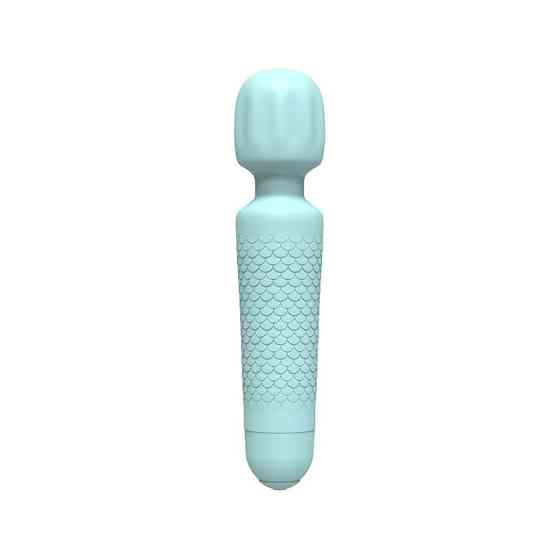 Міні-вібратор мікрофон Every Night Toys Sharon бірюзовий, 10 режимів вібрації Sex Aura Київ