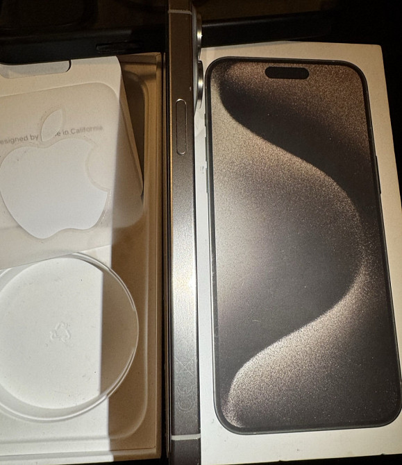 Айфон iPhone 15 Pro Max 256Gb. Natural Titanium 99% Киев - изображение 4