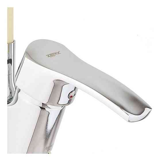 Кухонний змішувач із силіконовим виливом Zerix YUB 279 Reflector Ivory   ( ZX4977 ) 29377 Харків