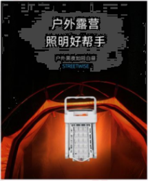 Ліхтарик для кемпінгу TORCH BL-2030 1 x XPE LED + 4 x COB LED живлення 4 х AAA Одеса - фото 5