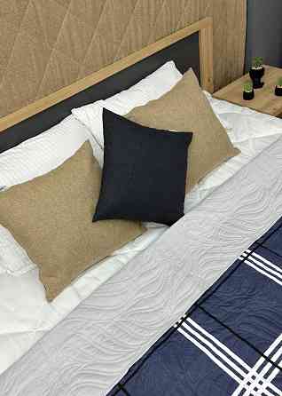 Покривало декоративне Decorator Kelso 215х240 см синій з білим (85-202) Київ