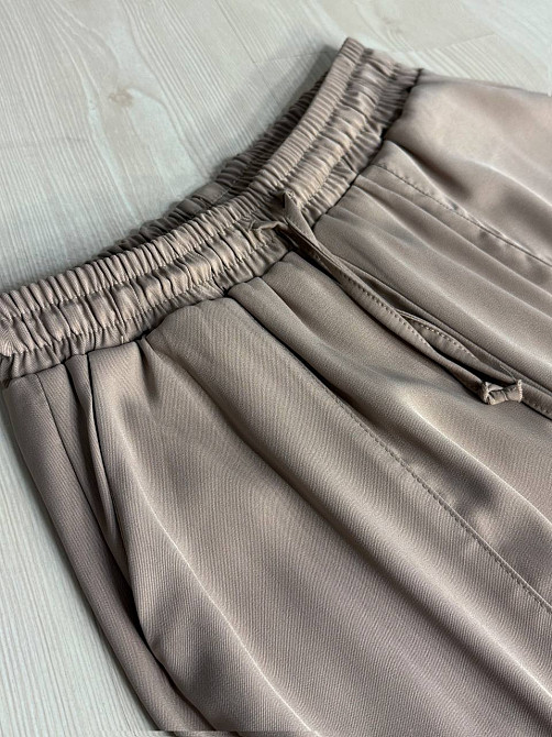 Брюки женские Mix Ray 4307 МОМ с резинкой и шнурком на талии, капучино, L Киев - изображение 8