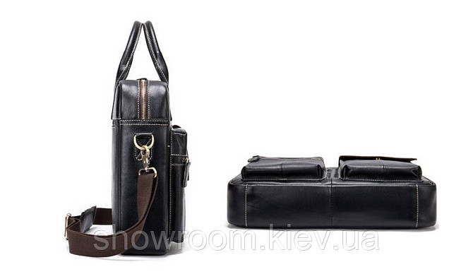 Чоловіча сумка для ноутбука Leather Collection (7212) Київ - фото 3