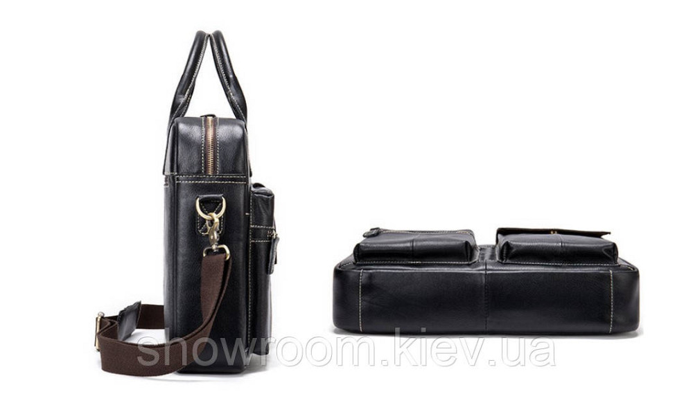 Мужская вместительная сумка для ноутбука Leather Collection (7212) Киев - изображение 3