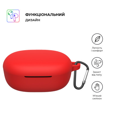 Чехол для наушников Armorstandart Hang Case для Xiaomi Redmi Buds 4 Lite Red (ARM73546) Винница - изображение 2