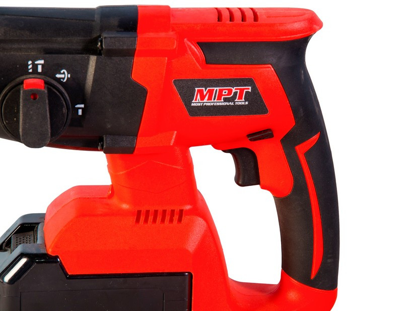MPT Перфоратор акумуляторний MPT SDS-PLUS 26 мм 21 V Li-ion 4 Аг 1400 об/хв 4500 уд/хв 1.5 Дж 3 Коломия - фото 7