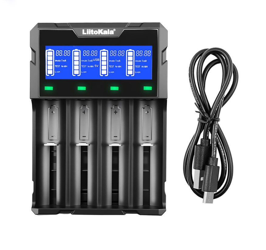 Зарядний пристрій для акумуляторів 18650 та подібних до LiitoKala Lii-K4 Київ - фото 2