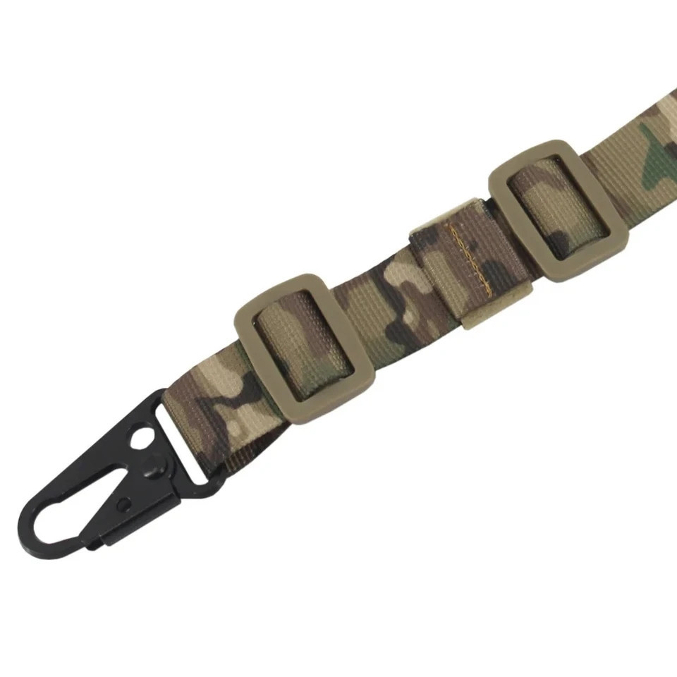 2х двоточковий ремень кордура мультикам з карабіном Одеса - фото 3