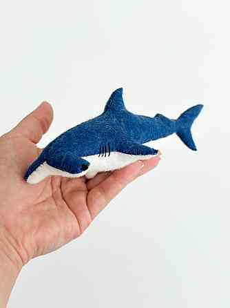 Мягкая фетровая игрушка акула-молот ручной работы – безопасная развивающая игрушка Киев