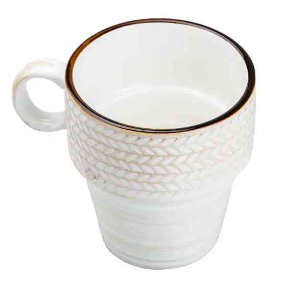 Фарфоровая чашка для кофе и чая, 350 мл, белая Киев