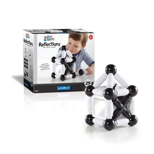 Магнітний конструктор Guidecraft Better Builders Reflections, 29 деталей (G8307) Харків - фото 9
