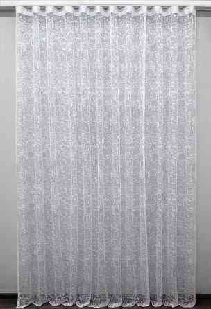Тюль VR-Textil 702т Мармур Al-2 Жакард Білий 400х270 см (40-516) Київ