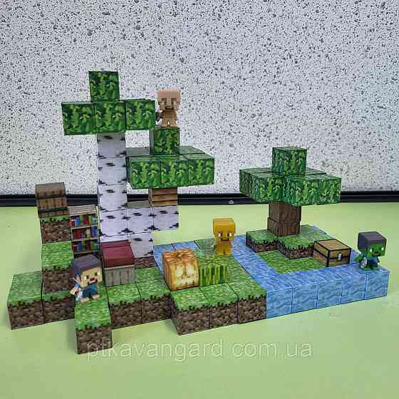 Конструктор магнітний Майнкрафт 111 магнітних блоков Dream World LZCK 069 Хмельницький