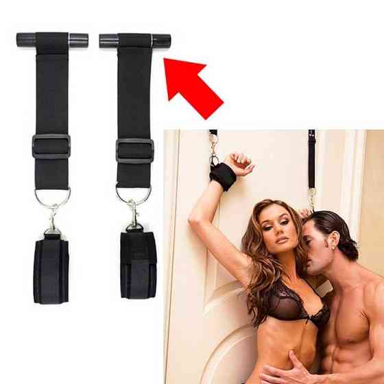БДСМ подвески на двери с наручникам Sportsheets Door Jam Cuffs – Садо-мазо Винница