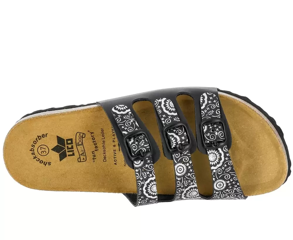 Женские анатомические шлепанцы Lico Bioline Flower 560112 (Германия) Днепр - изображение 3