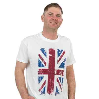 Футболка Sol's Regent 150 Great Britain Flag білий XXL (11380102/10XXL) Винница