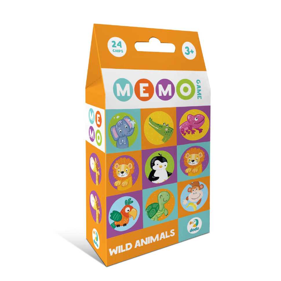 Настільна карткова гра для дітей "Дикі тварини" 301238, 12 фішок Вінниця - фото 1