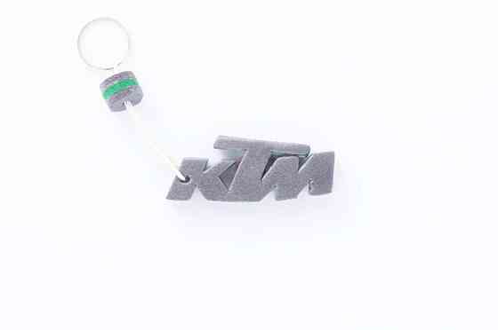 Брелок каучук (сіро-зелений) KTM AS Мукачево