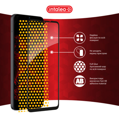 Стекло защитное Intaleo Full Glue ZTE Blade A55 Black (1283126598746) Винница - изображение 7