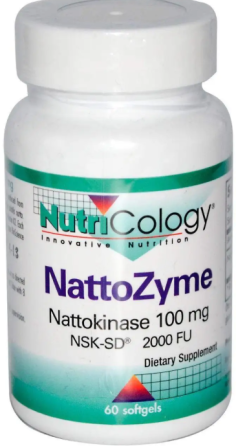 Наттокиназа Nutricology NattoZyme Nattokinase 100 мг 60 капс Киев