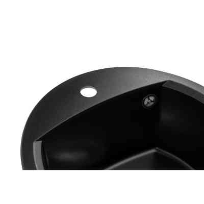 Мийка кухонна GRANADO RONDA black shine з сифоном (470*490mm.) (gr2201) Вінниця