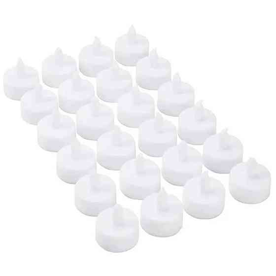 Набор светодиодных свечей на батарейках, 24 шт / Декоративные свечки / Новогодние свечи Киев