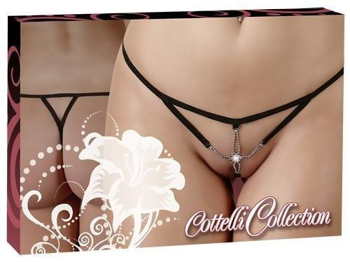 Сексуальні чорні стрінги String Starfish M/L Sex Aura Київ - фото 1
