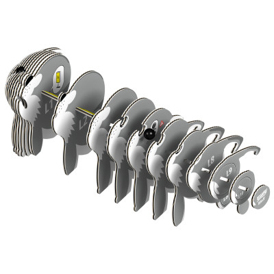 Пазл Eugy 3D Зоопарк Вовк (XEG-040) Вінниця - фото 3