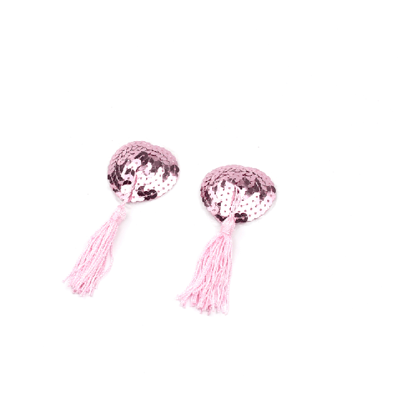 Стікіні з кісточками і паєтками one size рожевий Київ