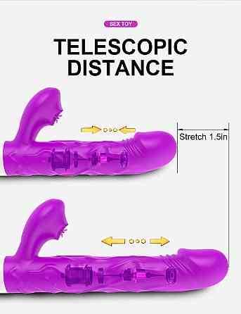 Вибромассажер SiliconeTongue Vibrator, USB 10 Function Sex Aura Киев