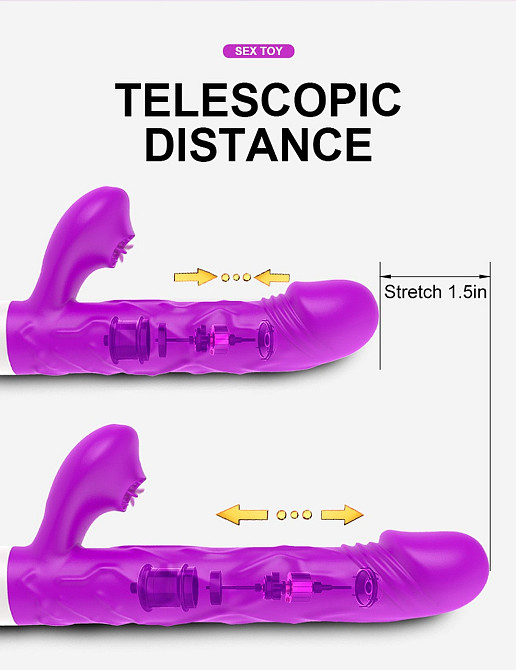 Вибромассажер SiliconeTongue Vibrator, USB 10 Function Sex Aura Киев - изображение 6
