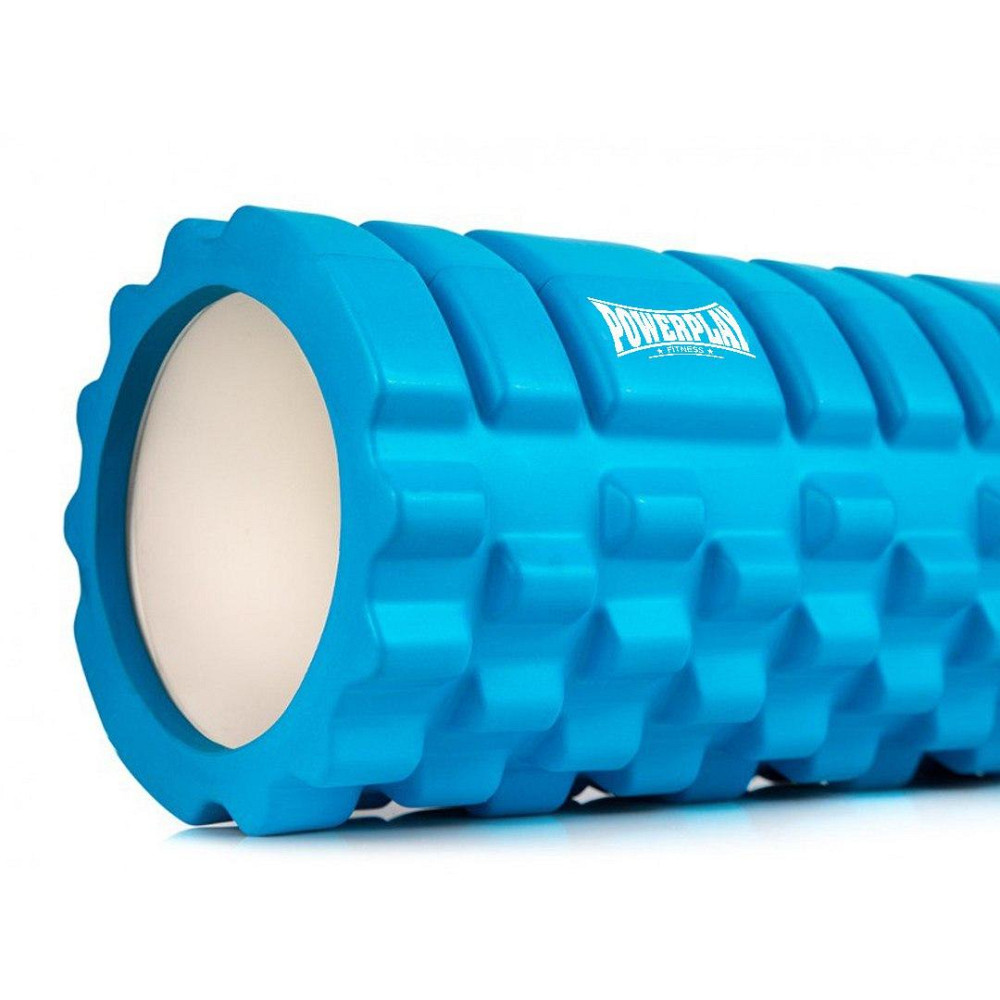 Масажний ролик (роллер) PowerPlay 4025 Massage Roller Синій (33x14см.) Кам'янське - фото 2