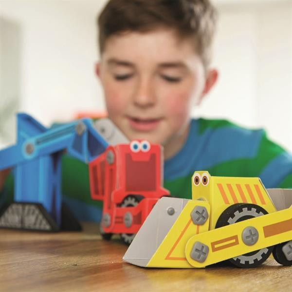 Набір для складання 4M Будівельна техніка з картону (00-04673) Харків - фото 8