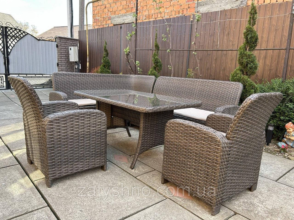 Плетені меблі вуличні Київ - фото 7