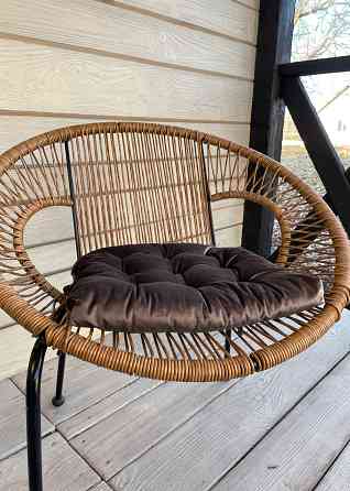 Подушка для стільців (40x40х5 см) Decorator Velour колір венге 84-120 Київ