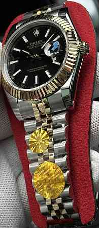 Швейцарський годинник Rolex Datejust Silver Gold Київ