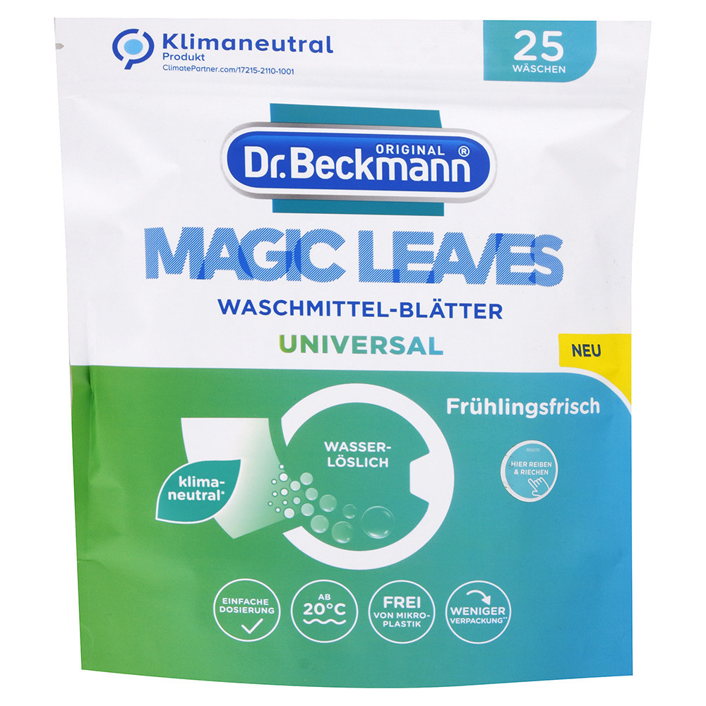 Салфетки для стирки Dr. Beckmann Magic Leaves 25 шт. Киев - изображение 1