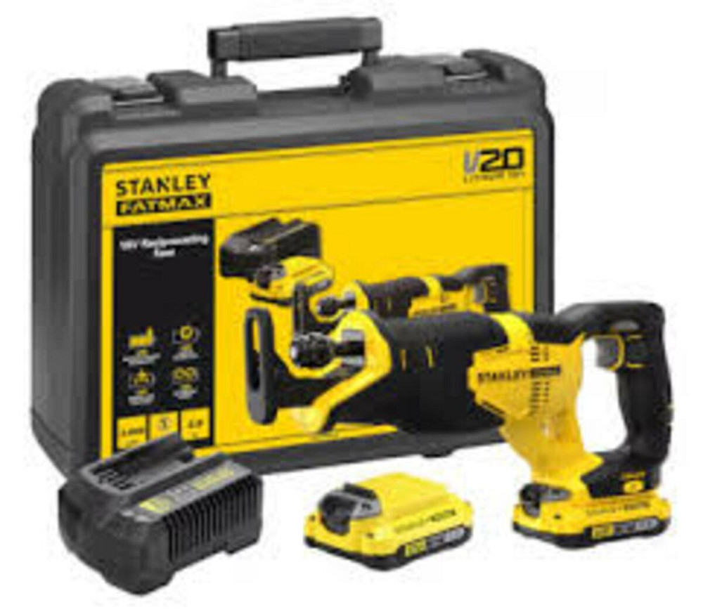 Пила шаблева акумуляторна FATMAX V20, хід 25мм, 3000об/хв , 2 акум 2А +кейс Одеса - фото 1