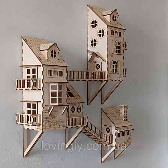 Настінна об'ємна композиція 65 см для декору приміщень. Ірпінь