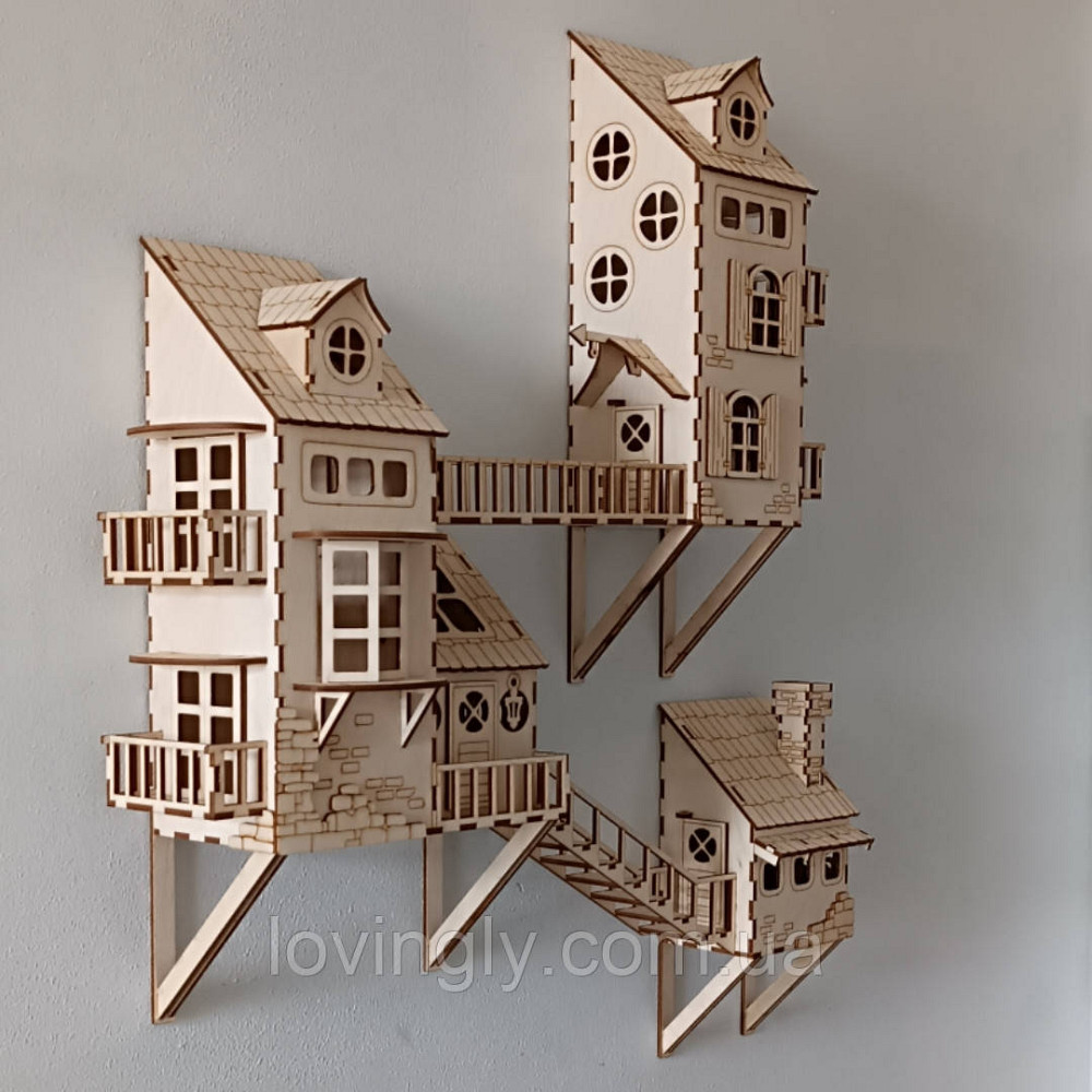 Настінна об'ємна композиція 65 см для декору приміщень. Ірпінь - фото 1