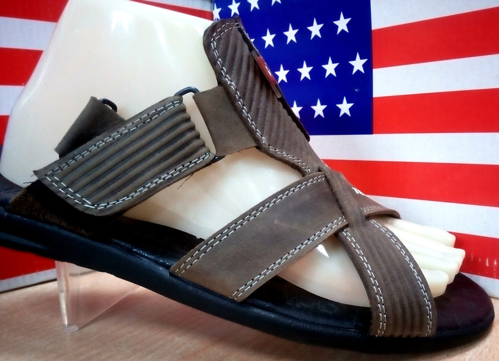 Мужские кожаные сандалии Adidas Киев - изображение 7