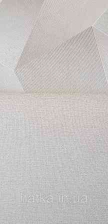 Шпалери метрові вінілові на флізеліні Sintra Vila однотонні тонка смужка під тканину бежево-сірі 534724 Київ